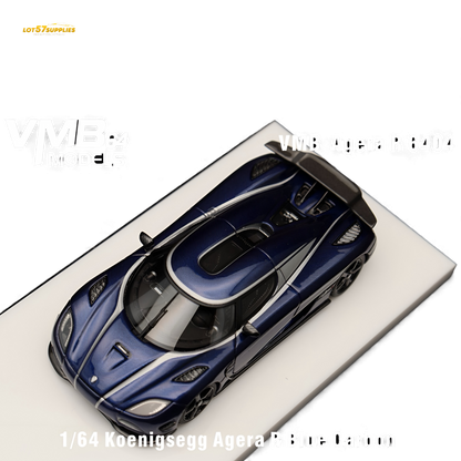 (Pre-Order) VMB Koenigsegg Agera R - Blue Carbon 1:64