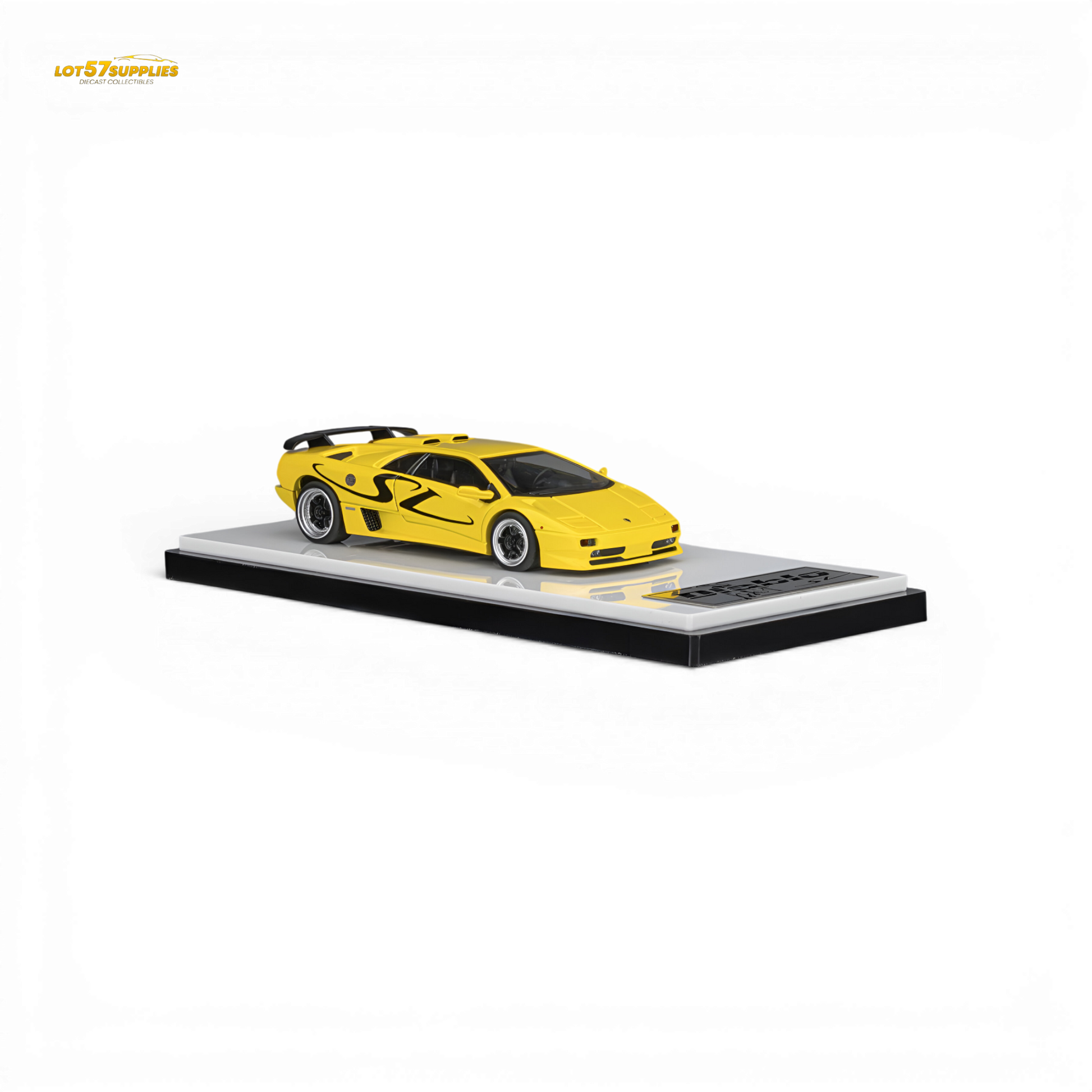 Microturbo Lamborghini Diablo SV Metallic Yellow 1:64 Diecast Model