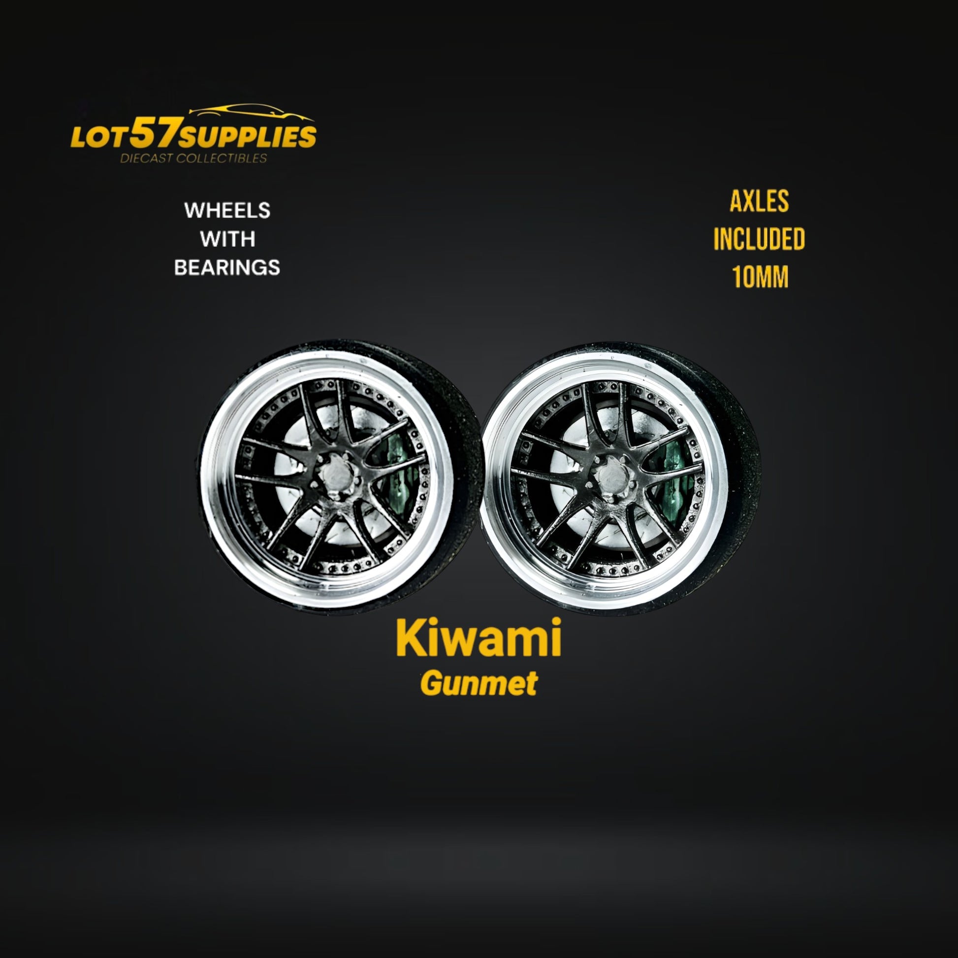 SKALWERK Wheels 1:64 10mm High Quality Wheels With Bearing System