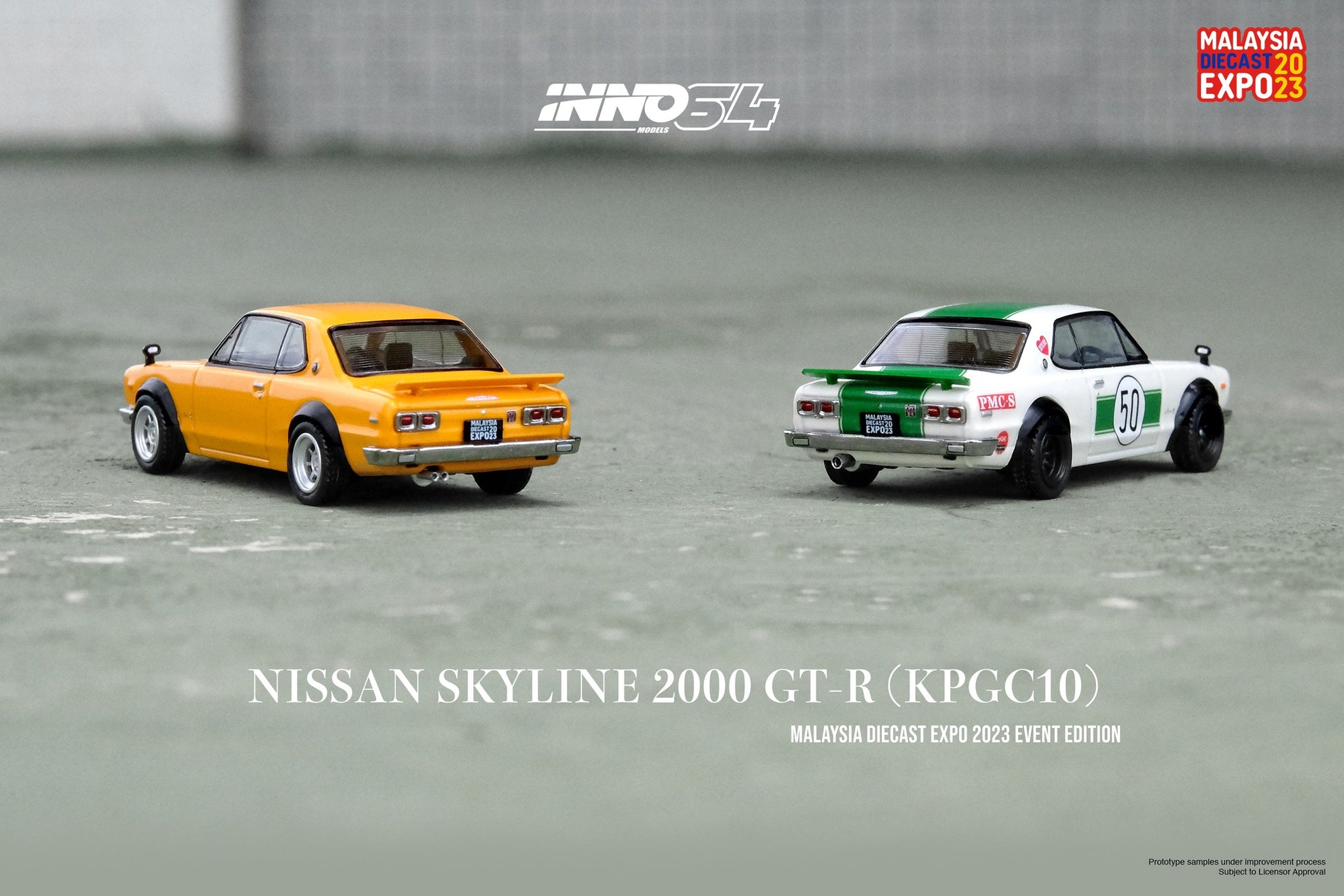 Inno64 Nissan Skyline 2000 GT-R (KPGC10) MALAYSIA DIECAST EXPO 2023 Event Edition 1:64