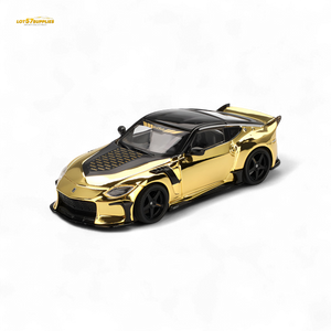 Mini-GT Nissan Z VeilSide FZ400 Gold Chrome LHD - Gold Chrome 1:64