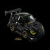 YM model X Q CAR Subaru Impreza WRX STI Voltex Black Gold Resin 1:64