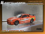 (Pre-Order) Street Weapon Nissan (R34) GT-R Fast & Furious Livery 1:64