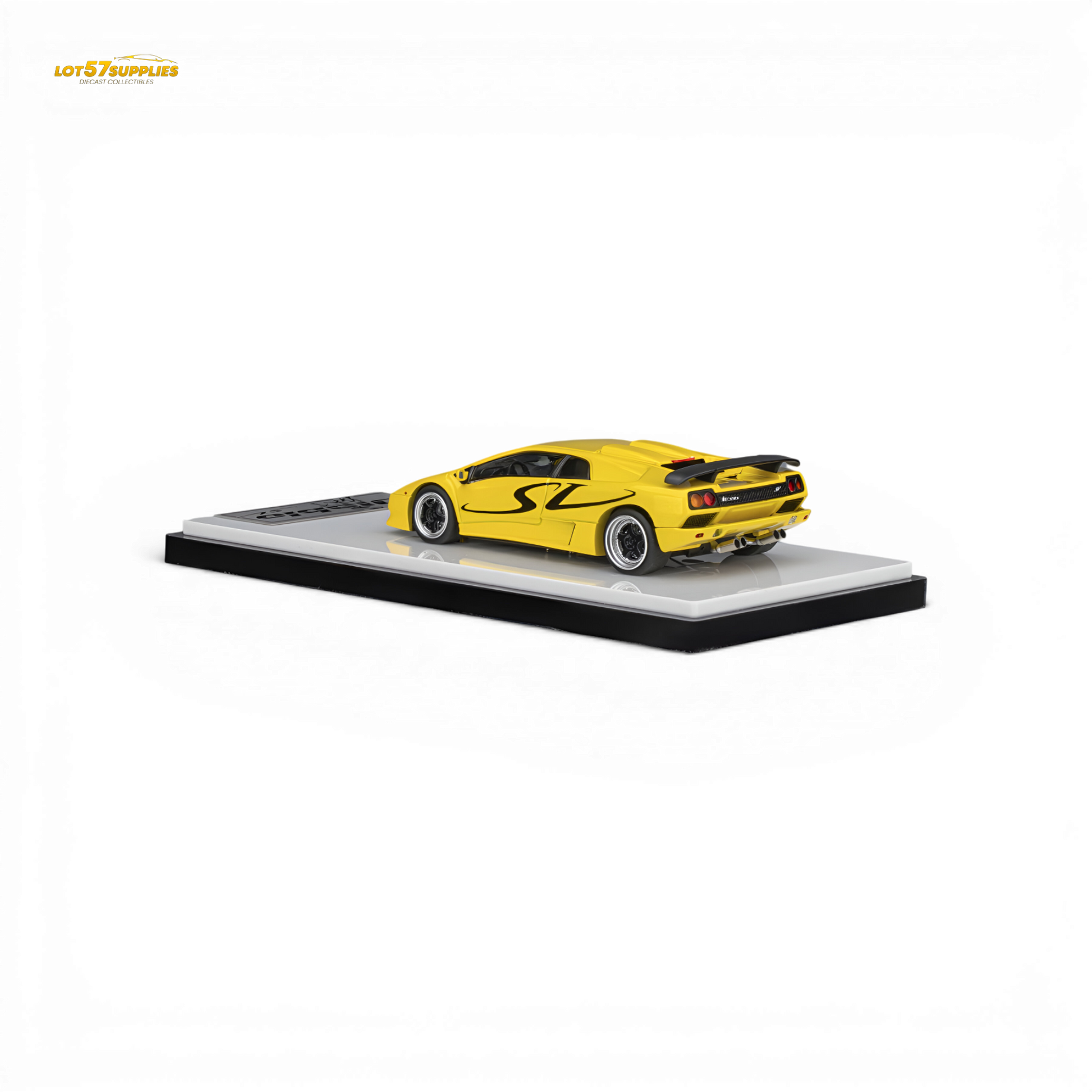 Microturbo Lamborghini Diablo SV Metallic Yellow 1:64 Diecast Model