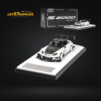 (Pre-Order) Microturbo Custom S2000 - Metallic White 1:64