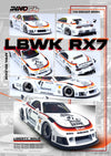Inno64 Mazda RX-7 LBWK in White 1:64 IN64-LBWK-RX7-02