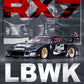 Inno64 Mazda RX-7 LBWK in Black 1:64 IN64-LBWK-RX7-01