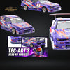 Inno64 Toyota Sprinter Trueno AE86 N2 TEC-ARTS in Purple 1:64 IN64-AE86N2-TECART