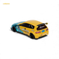 ET Model Honda Civic EG6 Rocket Bunny Spoon Blue 1:64 Diecast Model