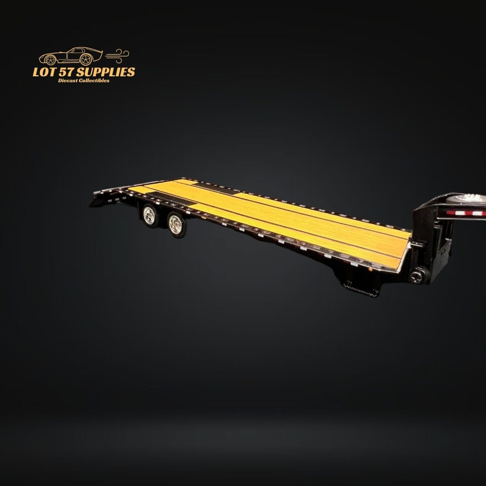 Greenlight 2022 Chevrolet Silverado Z71 W/T With Gooseneck Trailer & Ramps 1:64