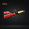 Greenlight 2022 Chevrolet Silverado LTD HC w/ Gooseneck Trailer & Ramps 1:64