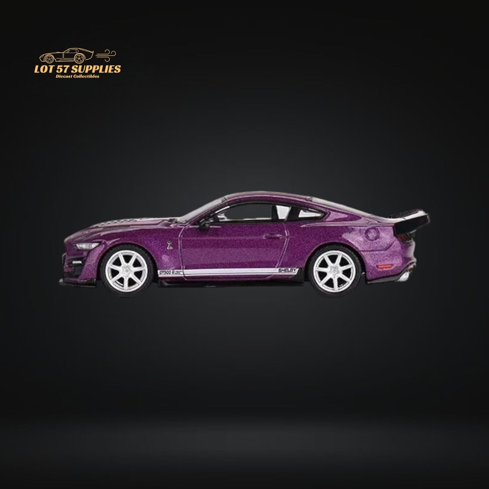 Mini-GT Ford Mustang Shelby GT500 Dragon Snake Concept Purple #696 1:64 MGT00696