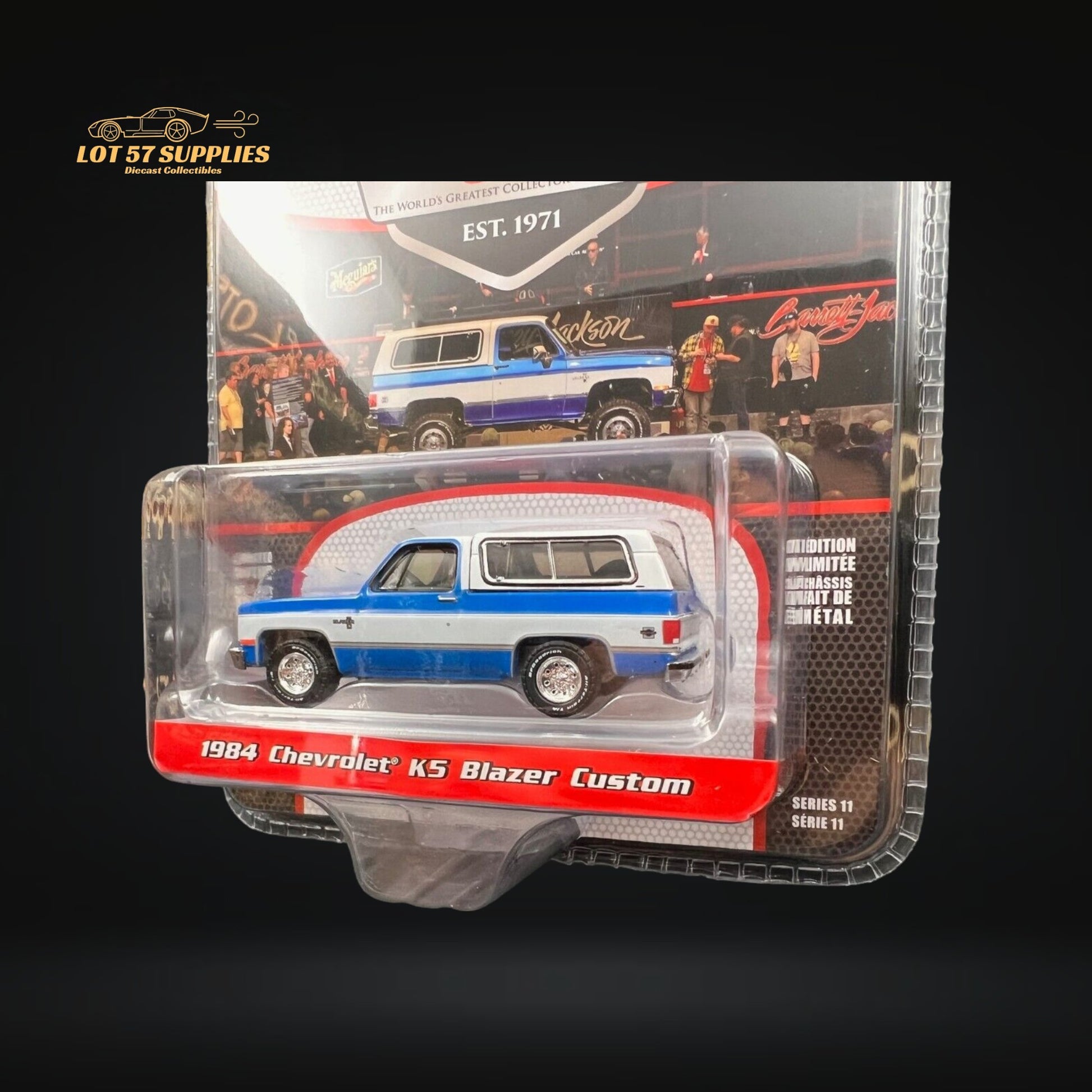 Greenlight 1984 Chevrolet K5 Blazer Custom w/ Removable Bed Cover 1:64