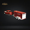 Greenlight 2019 Ford F-150 XLT w/ Livestock Trailer 1:64 LOOSE