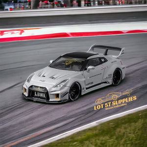 (Pre-Order) CM Model Nissan Skyline GT-R R35RR Gray LBWK 1:64