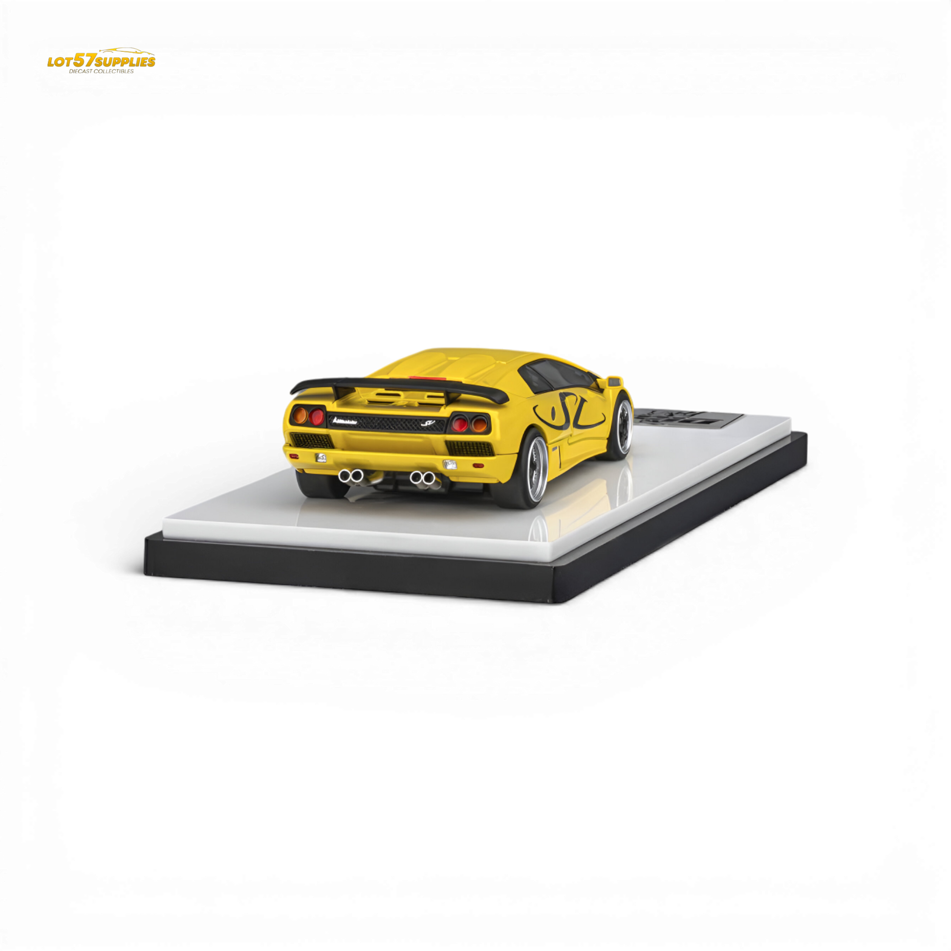 Microturbo Lamborghini Diablo SV Metallic Yellow 1:64 Diecast Model