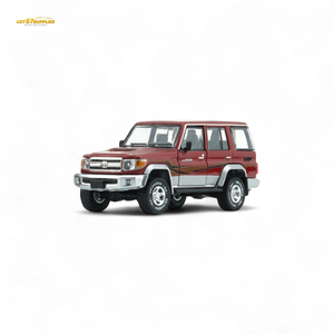 BM Creations Toyota Land Cruiser LC76 Dark Red - RHD 1:64