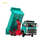 DBGT Hino Super Dolphin Dump Truck Green 1:64 Diecast Model