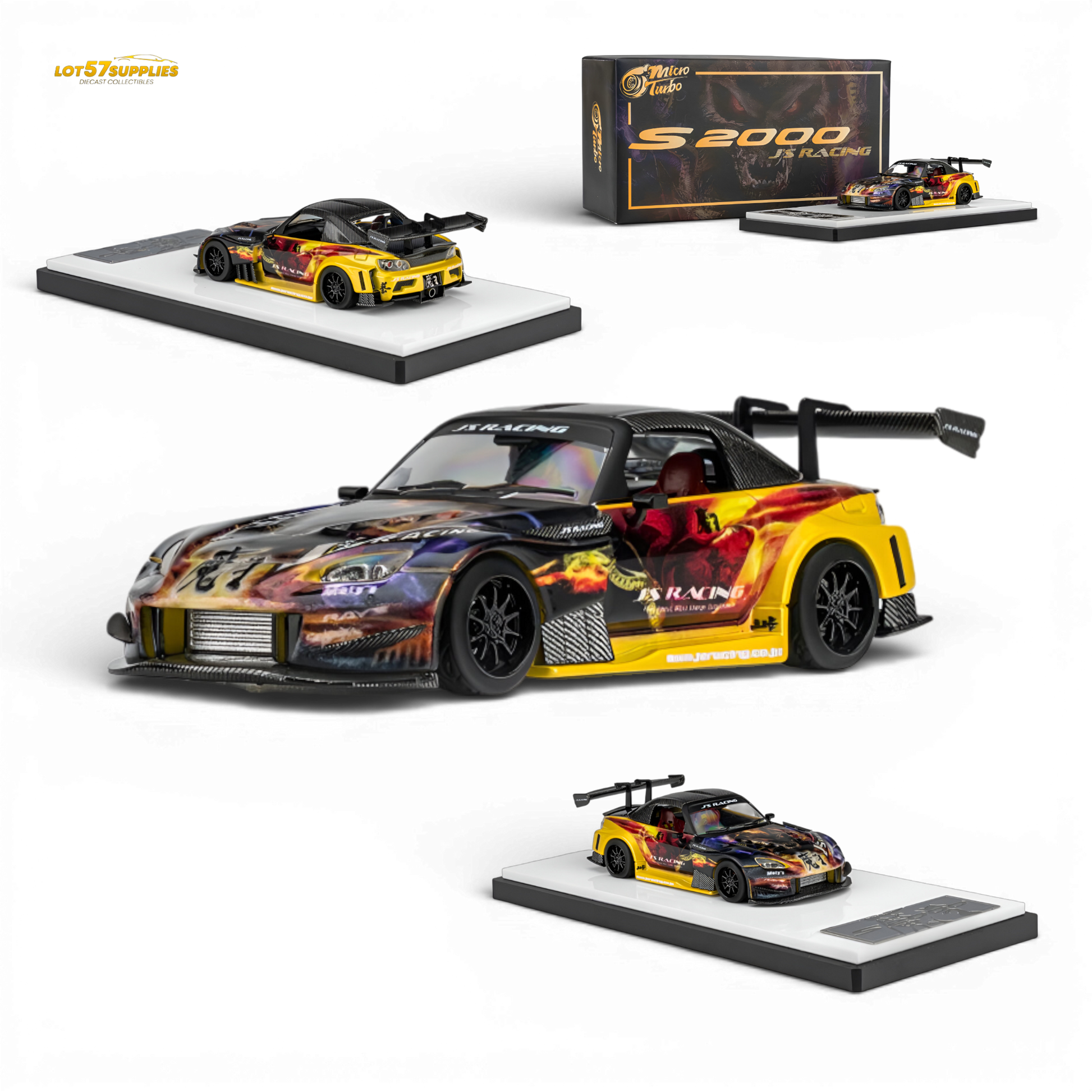Microturbo Honda S2000 Demon King 1:64 Diecast Model