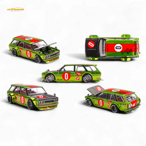 Mini-GT Datsun KAIDO 510 Wagon OG Ho Yellow - 1:64