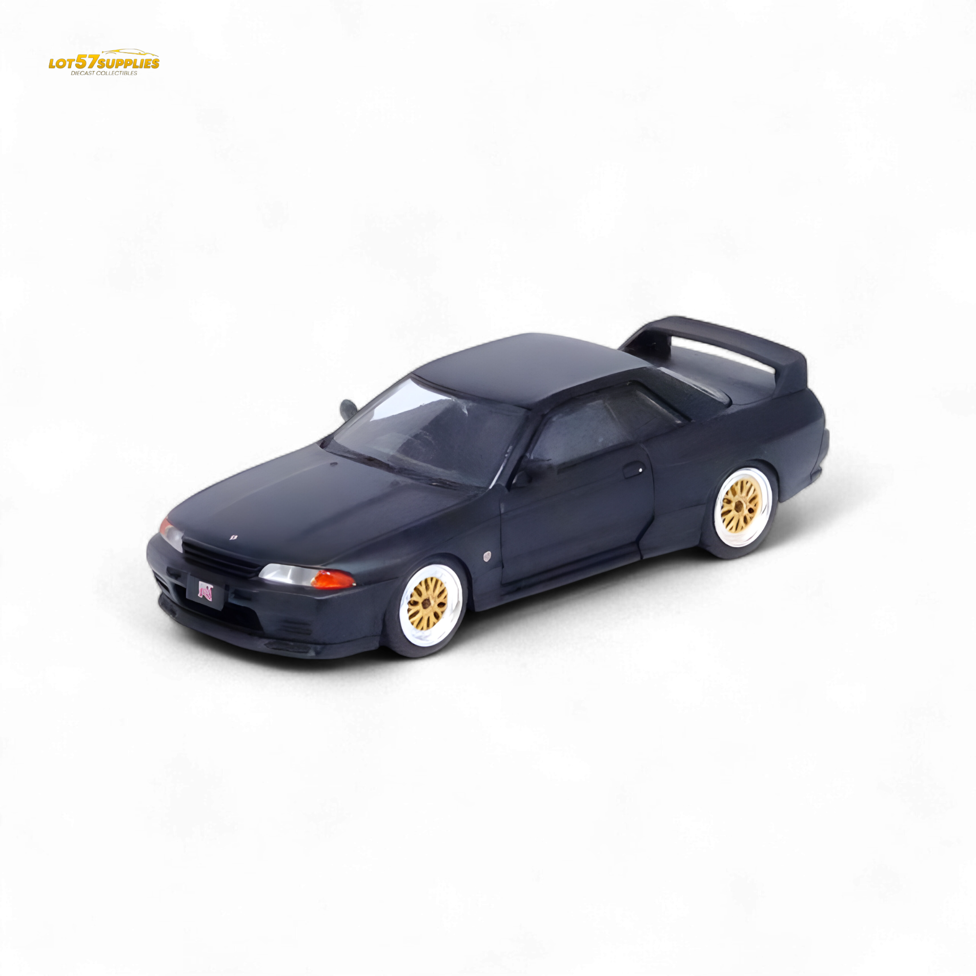 NISSAN　SKYLINE　GT-R (R32) Inno64 Nissan Skyline GT-R R32 Matt Black 