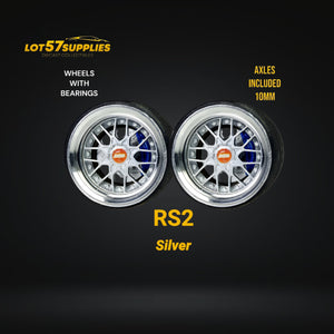 Custom Order Only - Skalwerk - RS2 SILVER - 1:64 (1 SET = 4 Wheels)
