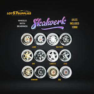 SKALWERK Wheels 1:64 10mm High Quality Wheels With Bearing System