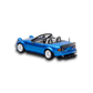 MicroTurbo Eunos Roadster RHD Rocket Bunny Widebody Metallic Blue 1:64 - Image 2
