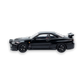 Street Weapon Nissan R34 GT-R Black Snow Drift 1:64 - Image 4