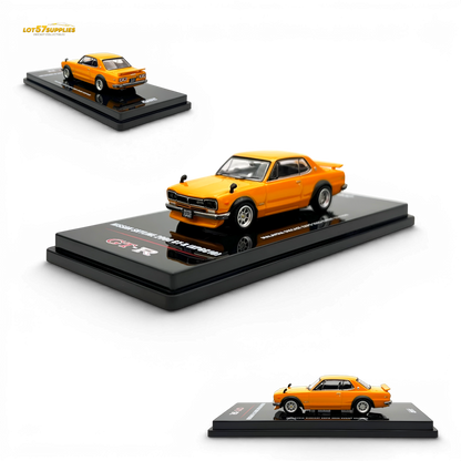 Inno64 Nissan Skyline 2000 GT-R KPGC10 Orange 1:64 - Image 2