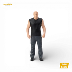 LOT57 Dominic Toretto 1:64 Diorama Figure - Image 1