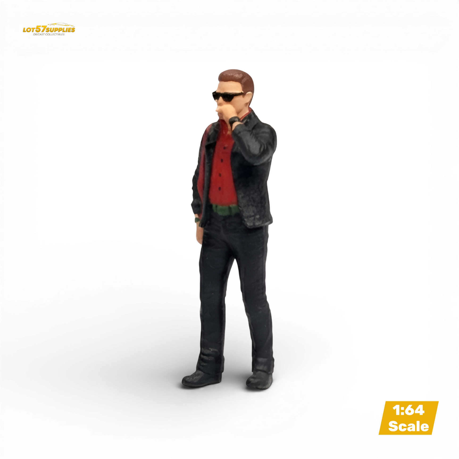 LOT57 Figures Guy with Suit and Red Bag 1:64 Diorama Figure - Image 6