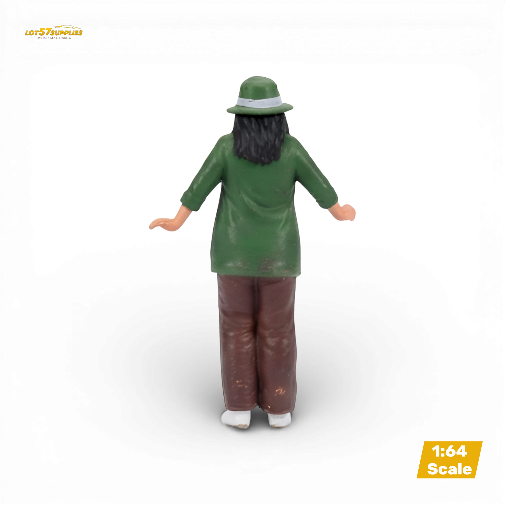 LOT57 Figures CHOLA GIRL LEANING 1:64 Diorama Figure - Image 2