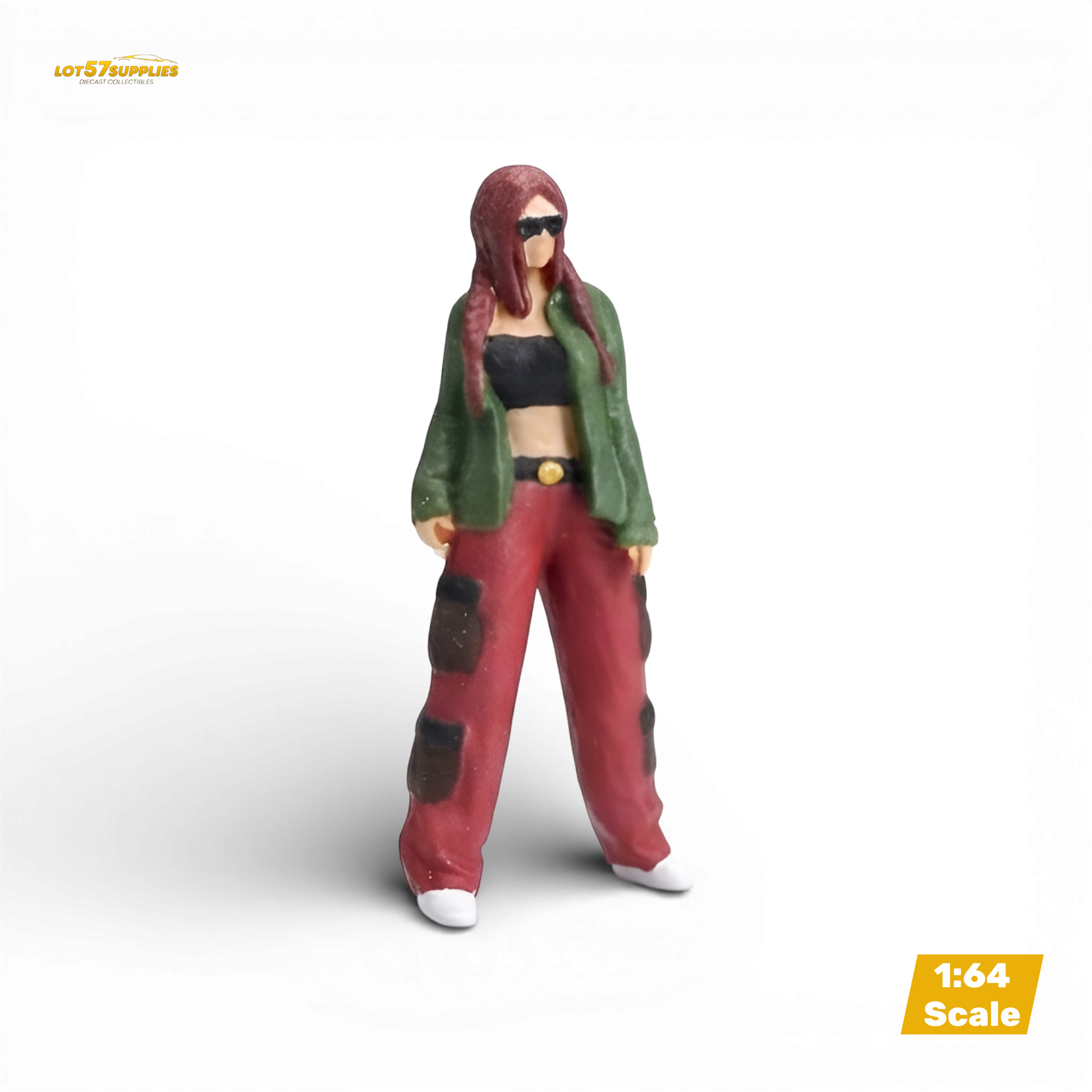 LOT57 Figures CHOLA GIRL POSING 1:64 Diorama Figure - Image 5