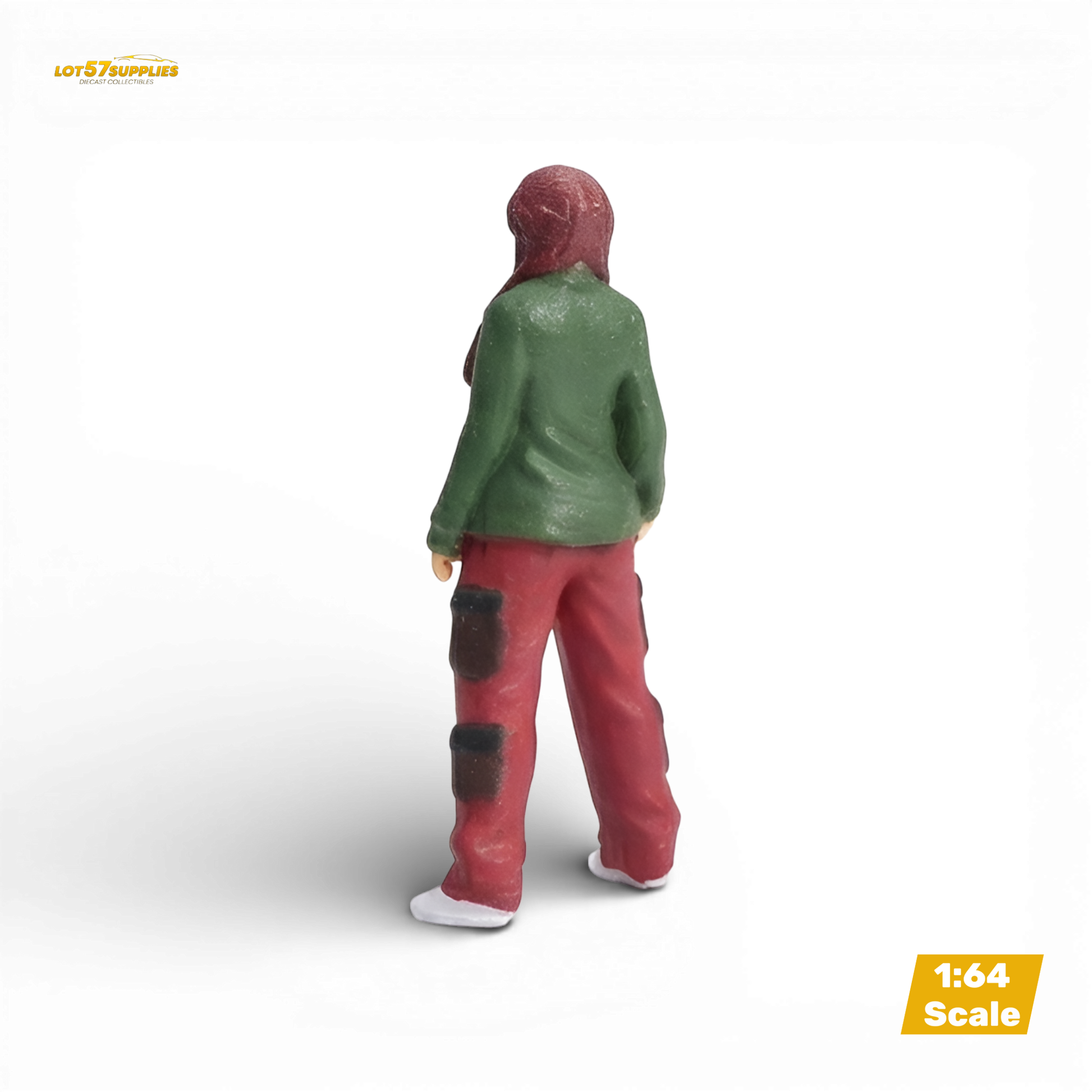 LOT57 Figures CHOLA GIRL POSING 1:64 Diorama Figure - Image 8