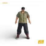 LOT57 Figures BIG CHOLO BODYGUARD 1:64 Diorama Figure - Image 1