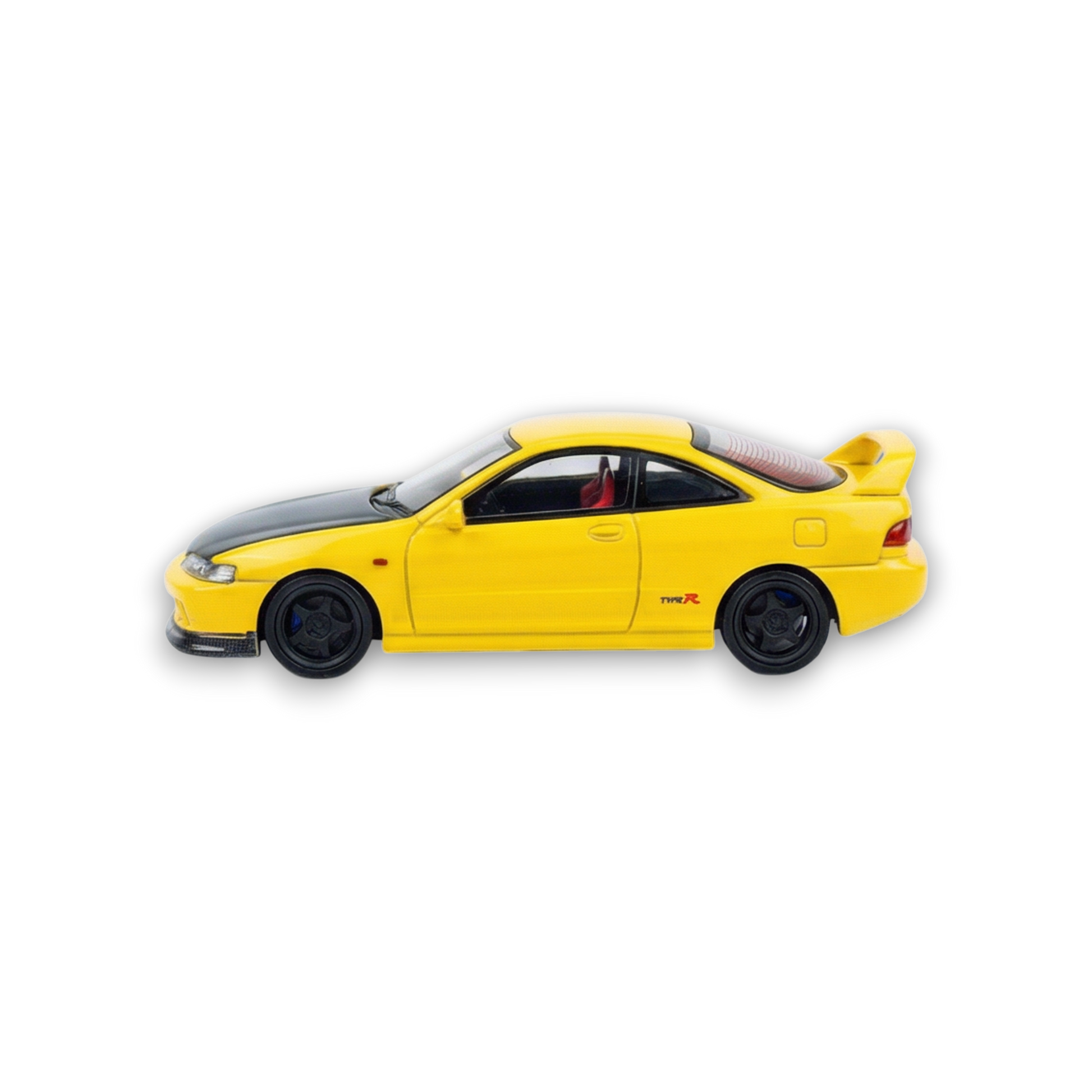 Nice Auto Honda Integra DC2 Yellow Resin 1:64 - Image 3