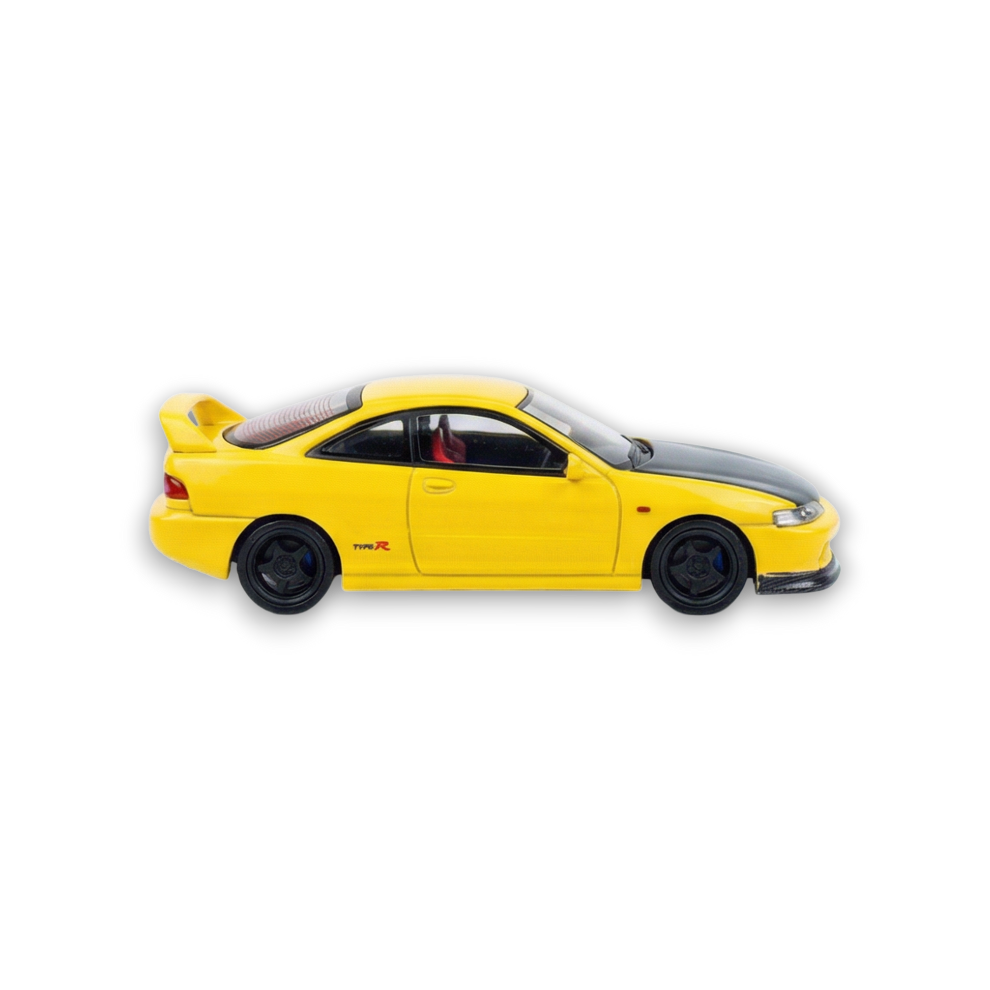 Nice Auto Honda Integra DC2 Yellow Resin 1:64 - Image 4