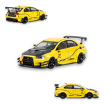 404ERROR Mitsubishi Evolution X Varis Widebody Yellow 1:64 - Image 6