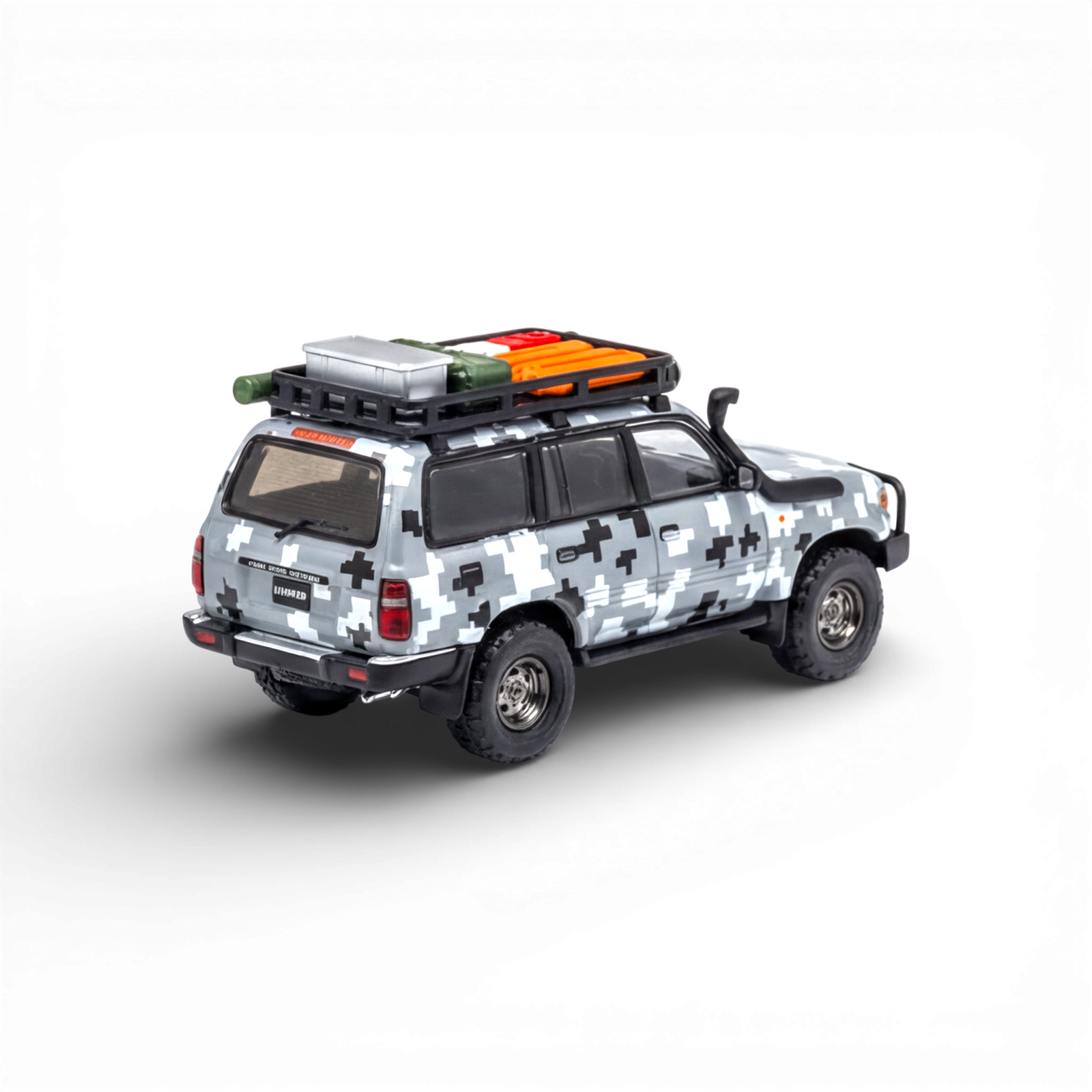 GCD Toyota Land Cruiser LC80 Digital Camouflage - Accessories Included 1:64 - Image 2