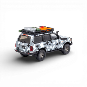 GCD Toyota Land Cruiser LC80 Digital Camouflage - Accessories Included 1:64 - Image 2