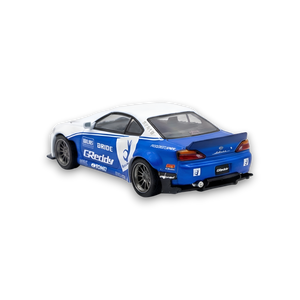 Street Weapon Nissan Silvia S15 Rocket Bunny Blue - White 1:64 - Image 2