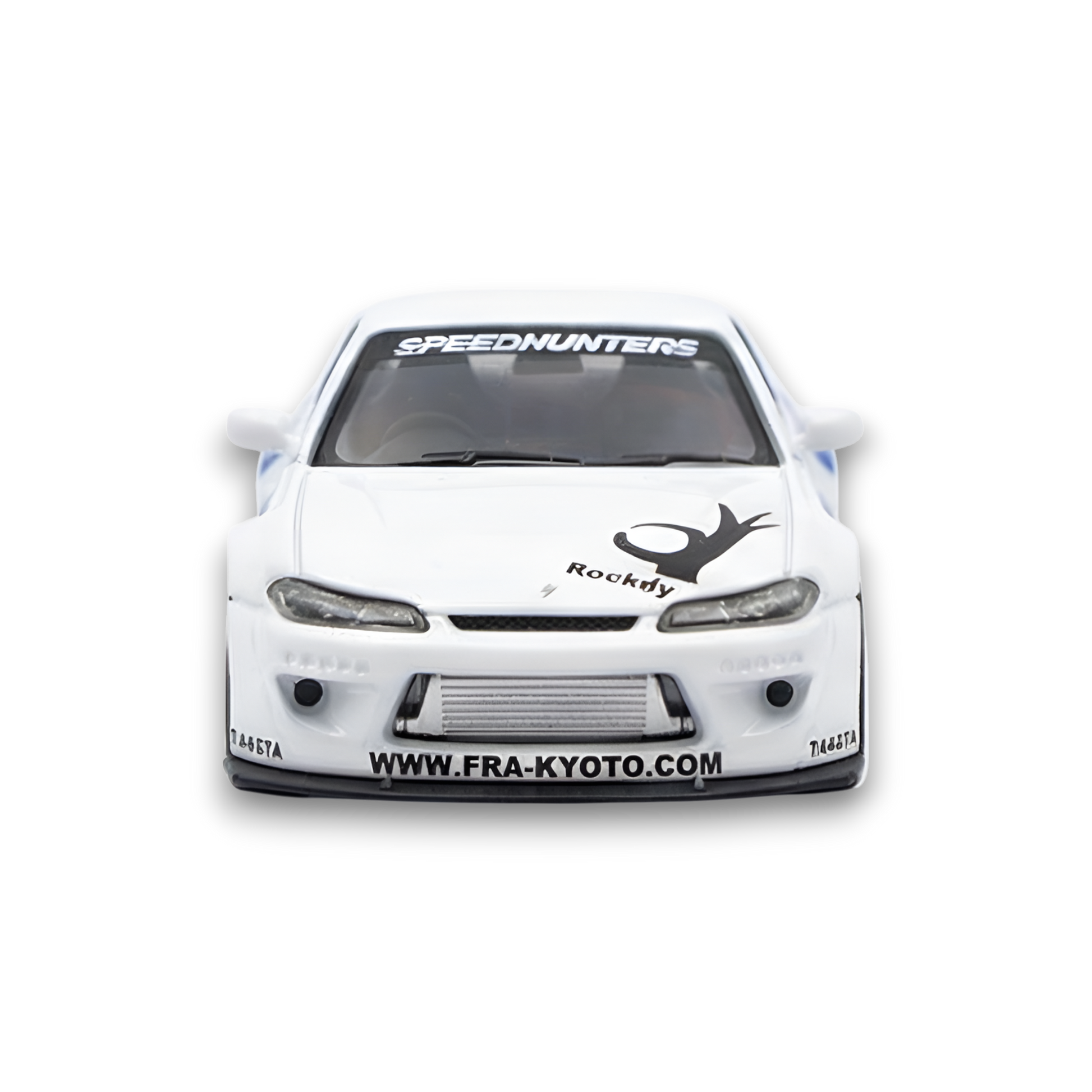 Street Weapon Nissan Silvia S15 Rocket Bunny Blue - White 1:64 - Image 4
