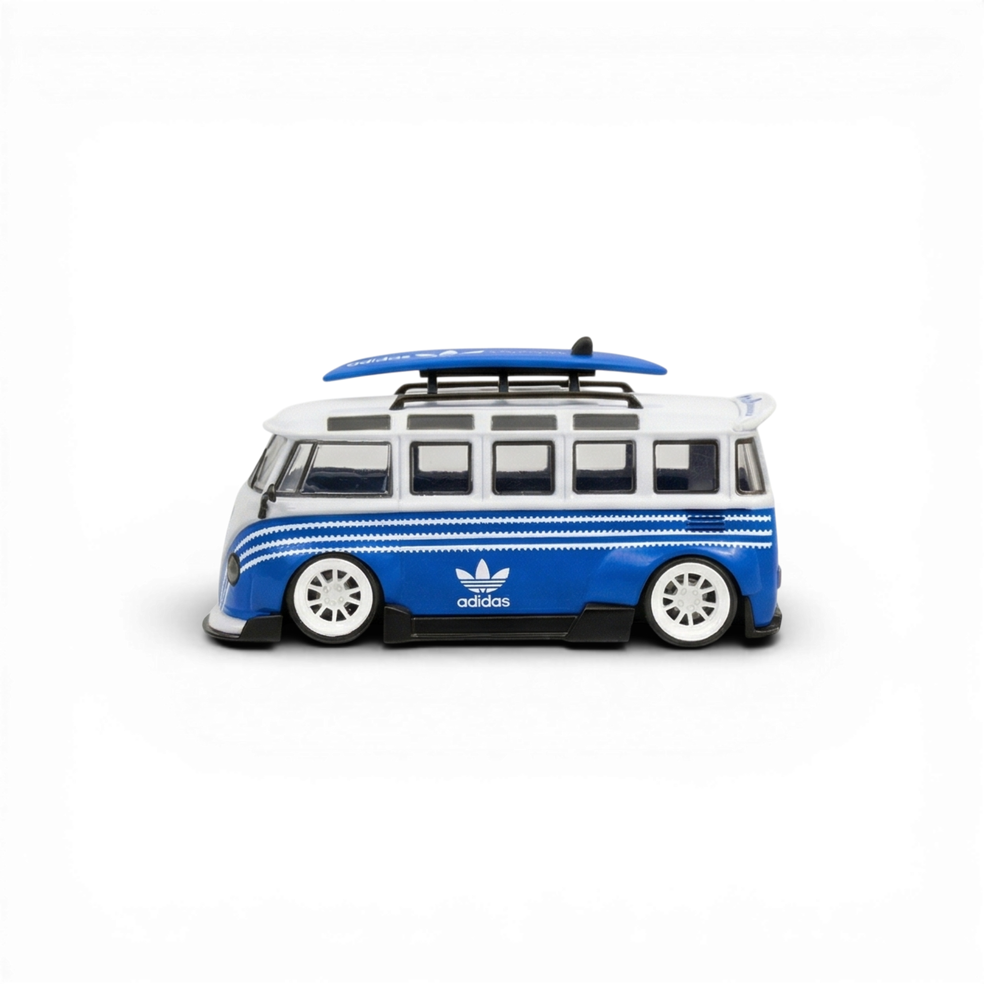 LF Model Volkswagen T1 Kombi with Surfboards Blue/White 1:64 - Image 2