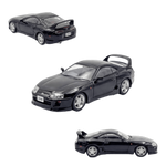123 Hobby Toyota Supra JZA80Z Black 1:64 - Image 1