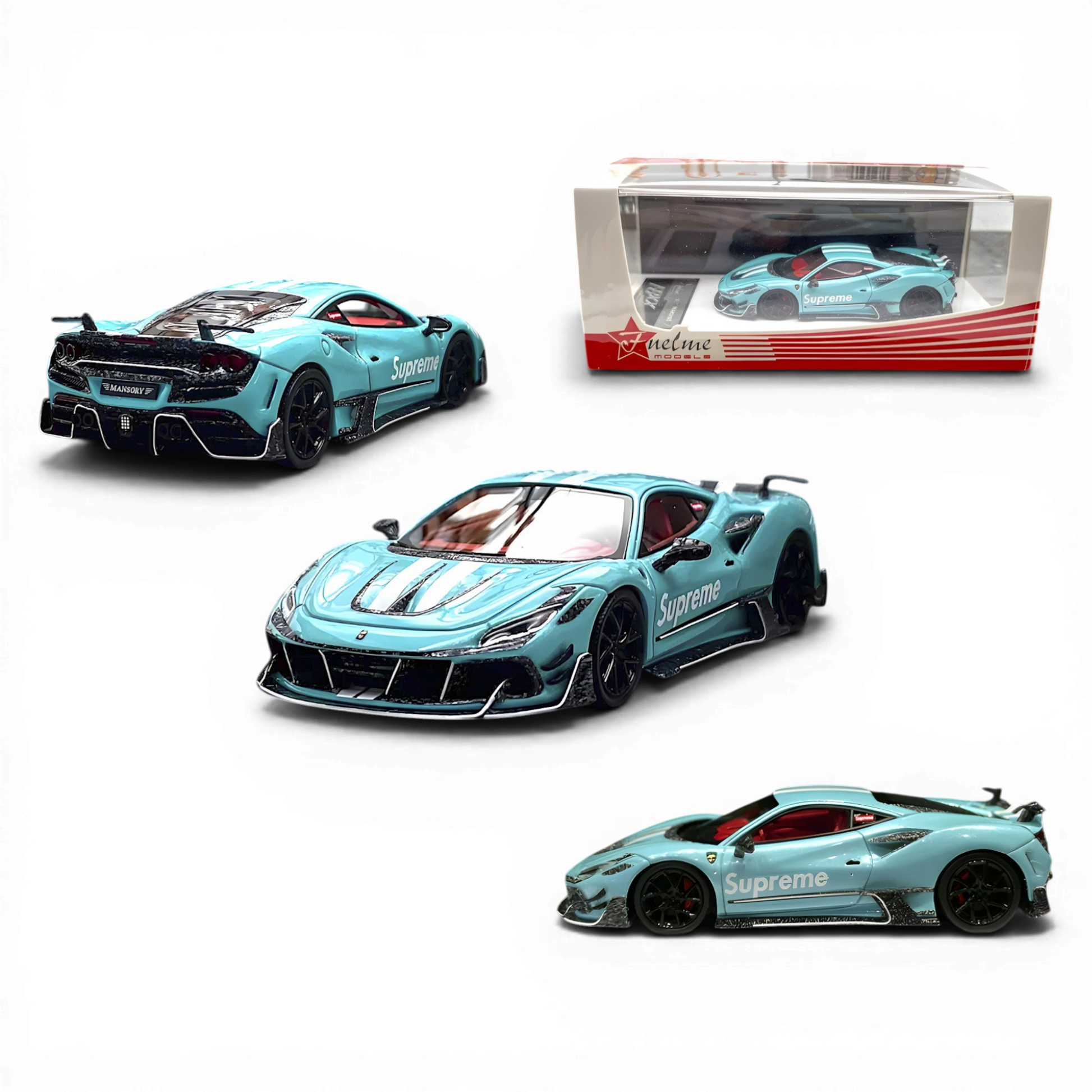 FuelMe Ferrari Mansory F8XX Blue SUPRME 1:64 - Image 1