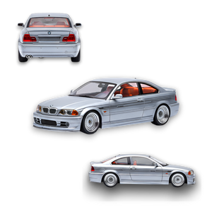YM Model BMW E46 Alpina B3 Titan Silver 1:64 - Image 1