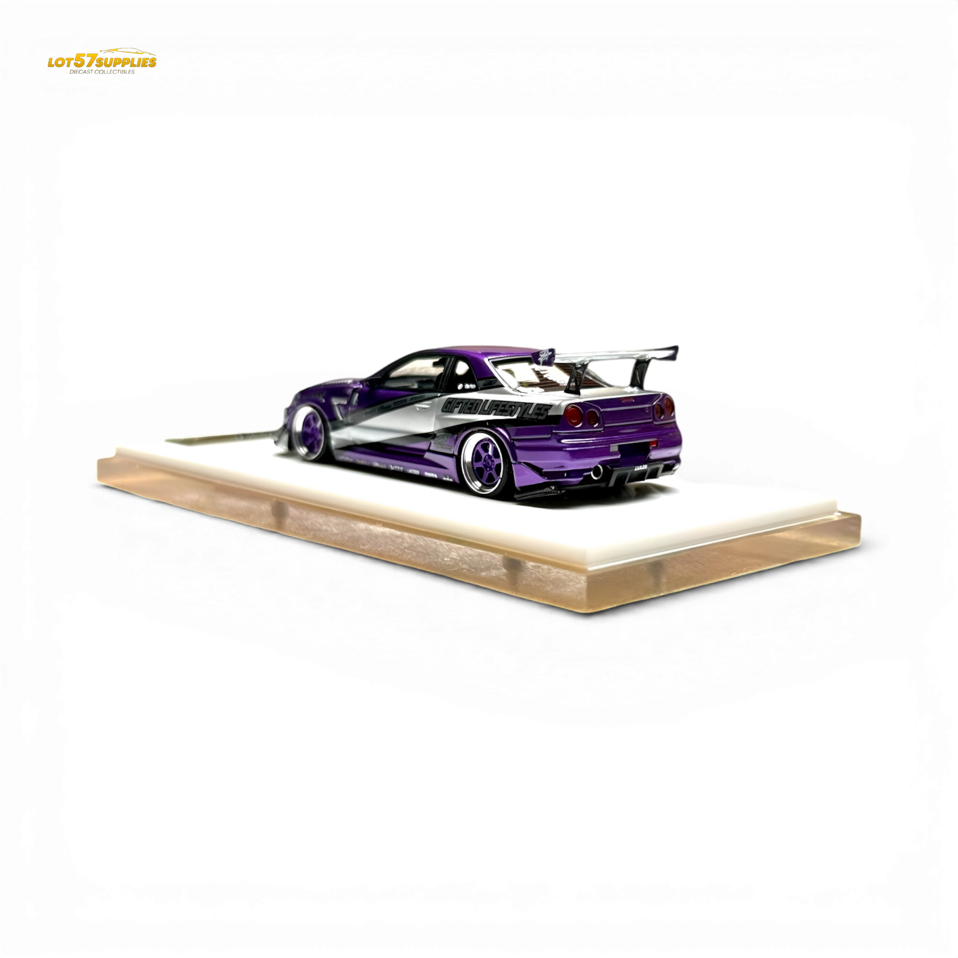 Error404 x LOT 57 RYOHE's Skyline R34 "GIFTED" Resin 1:64 - Image 4