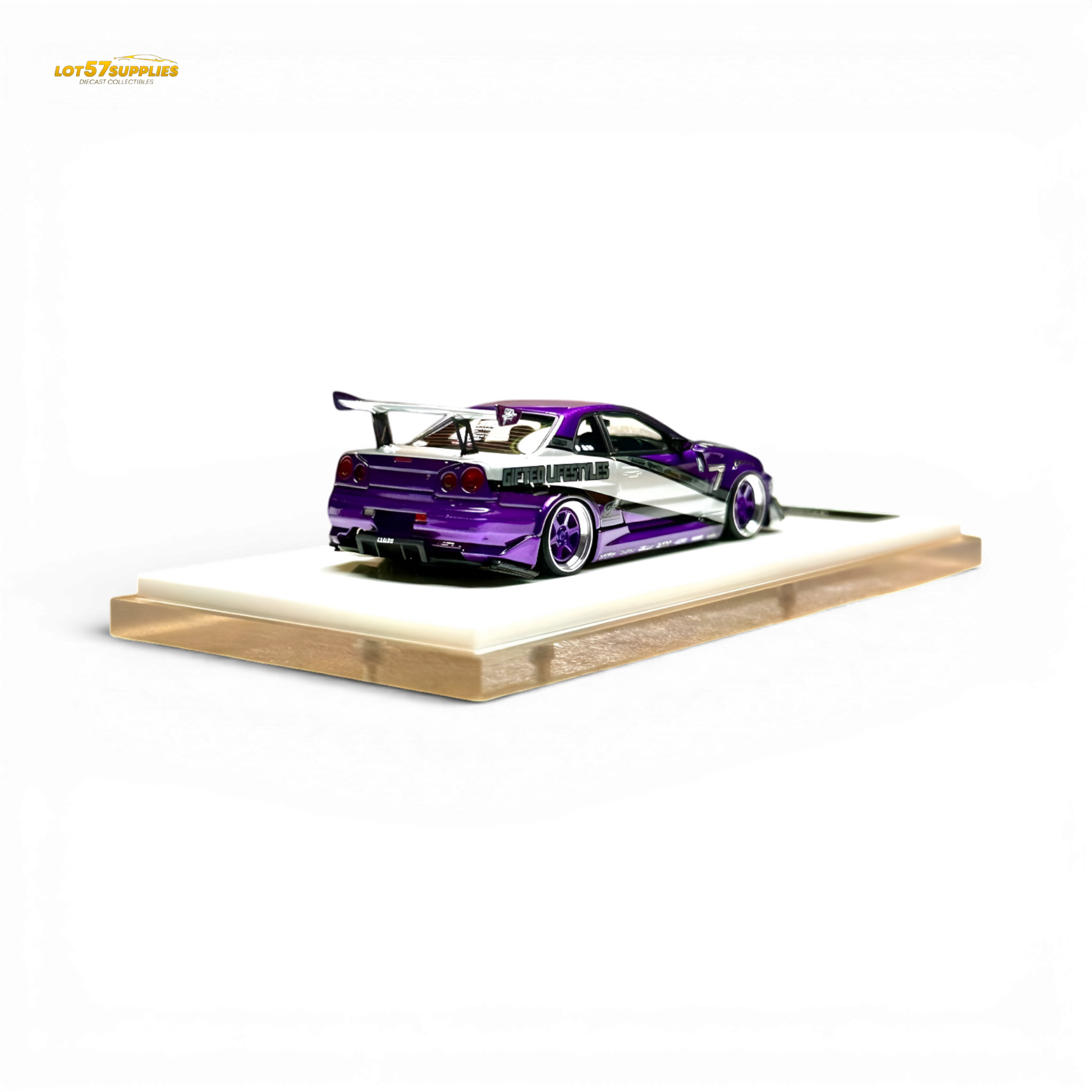 Error404 x LOT 57 RYOHE's Skyline R34 "GIFTED" Resin 1:64 - Image 7