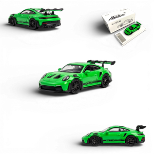 SOLO Porsche 911 992 GT3 RS Lizard Green 1:64 - Image 1